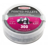 Пули Люман Pointed Pellets 4,5 мм, 0,57 г (300 штук)